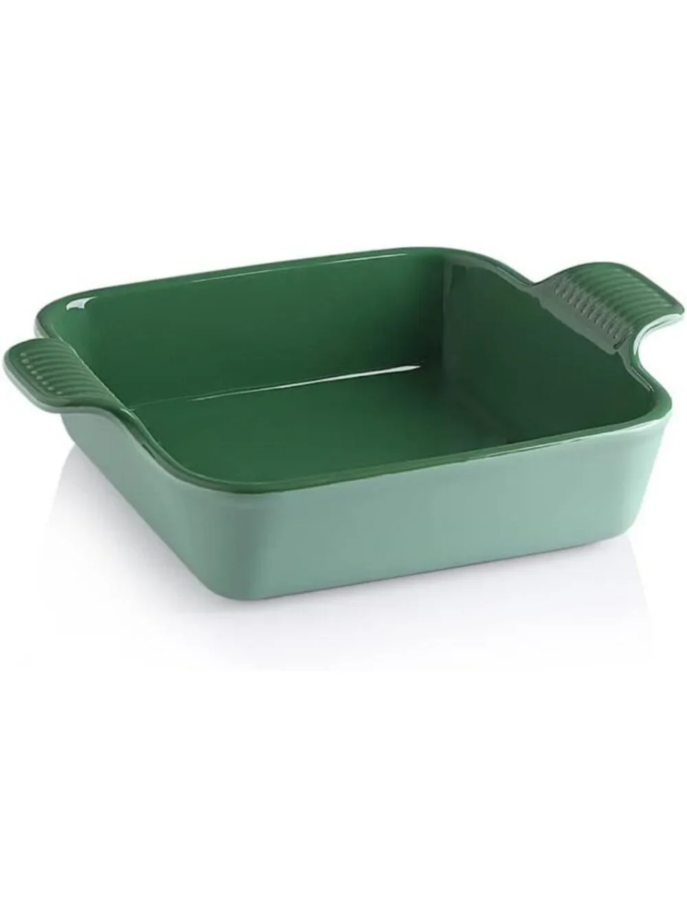 8x8 Ceramic Baking Dish - Square Bakeware for Brownies, Casseroles & Lasagna